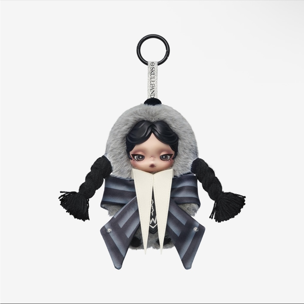 SKULLPANDA × Wednesday Plush (Nevermore Academy Uniform Version)